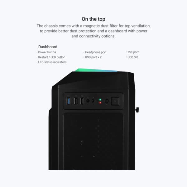 Zebronics Zeb-Enyo Premium gaming Cabinet