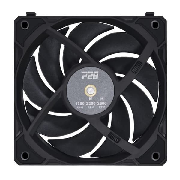 Lian Li Uni Fan P28 Fluid Dynamic Bearing 120mm Case Fan - Black - 3 Pack