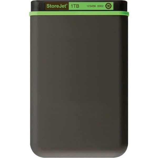 Transcend 1TB StoreJet 25M3 Anti-Shock External Hard Drive (Iron Gray)
