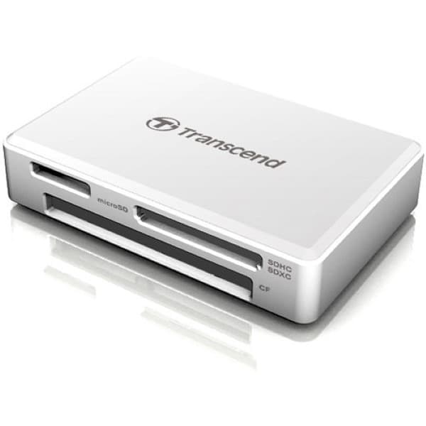 Transcend RDF8 USB 3.1 Gen 1 Card Reader (White)