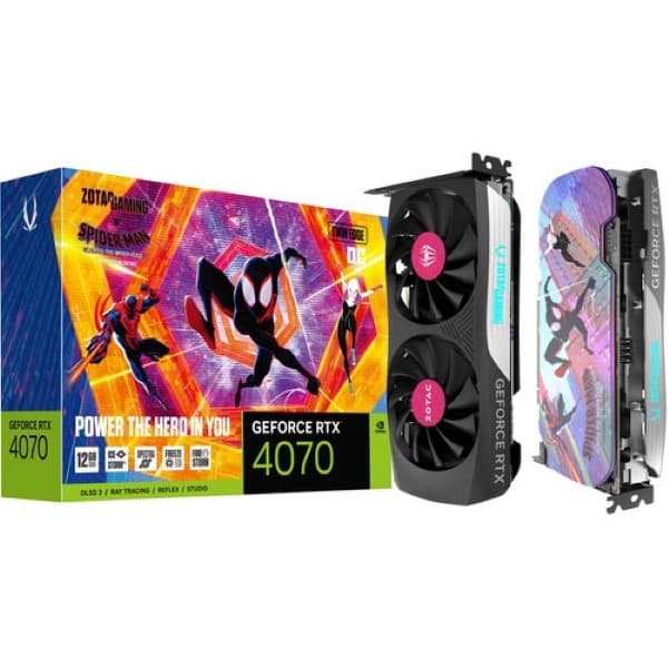 ZOTAC Gaming GeForce RTX 4070 Twin Edge OC SpiderMan Edition