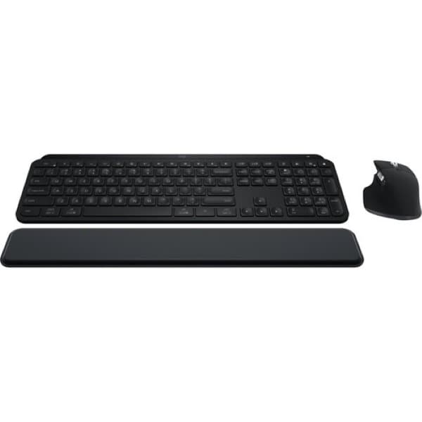 Logitech MX Keys S Combo Wireless Keyboard and Mouse with Wrist rest