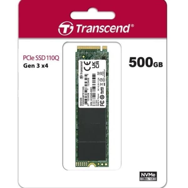 Transcend 500GB SSD NVMe PCIe SSD 110Q