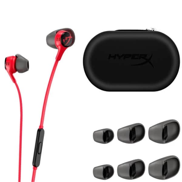 HyperX Cloud Earbuds II Red Gaming Earphone