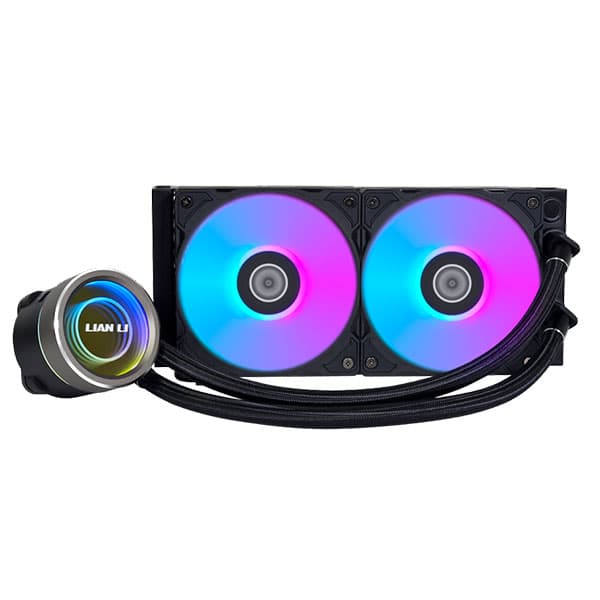 Lian Li Galahad II Trinity ARGB All In One 240mm CPU Liquid Cooler (Black)
