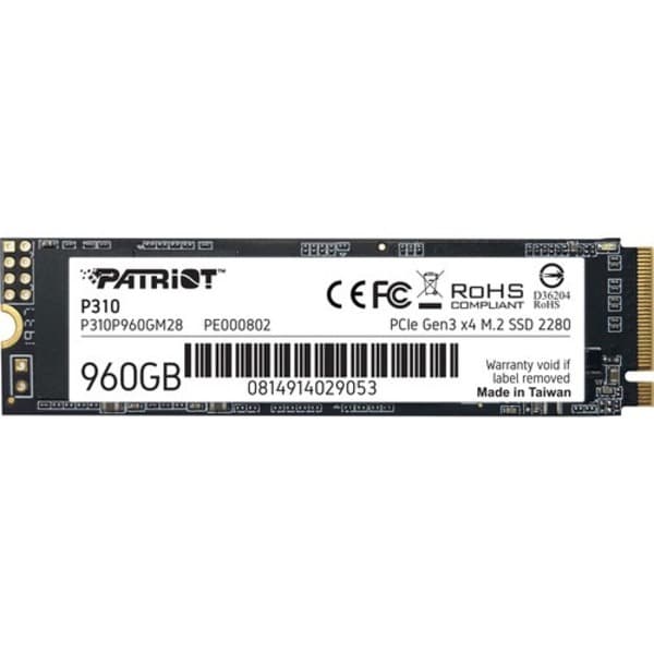 Patriot P310 960GB M.2 NVME Internal SSD