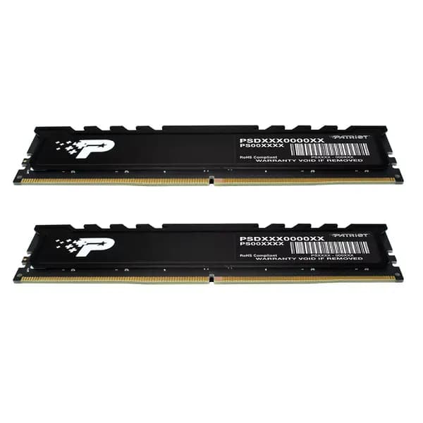 Patriot Signature Premium 64GB (2 x 32GB) DDR5 4800MHz CL40 UDIMM Desktop Ram