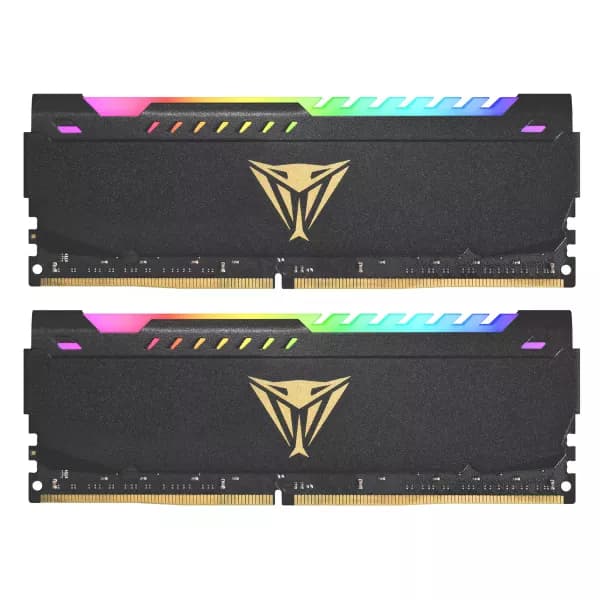 Patriot Viper Steel RGB 32GB (2 x 16GB) DDR4 3200MHz CL16 UDIMM Desktop Ram
