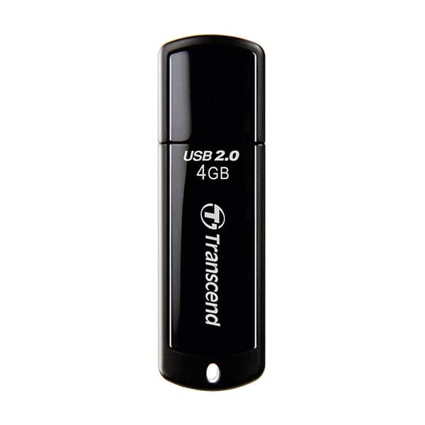 Transcend Jetflash 350 4GB USB Flash Drive (Black)