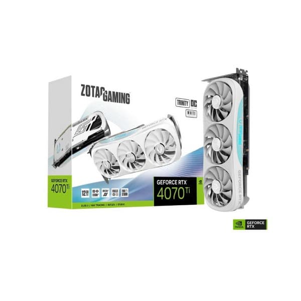 ZOTAC GAMING GeForce RTX 4070 Ti Trinity OC White Edition