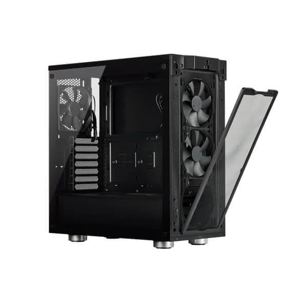Corsair Carbide 275R Mid-Tower ATX Gaming Case, Tempered Glass (Black)