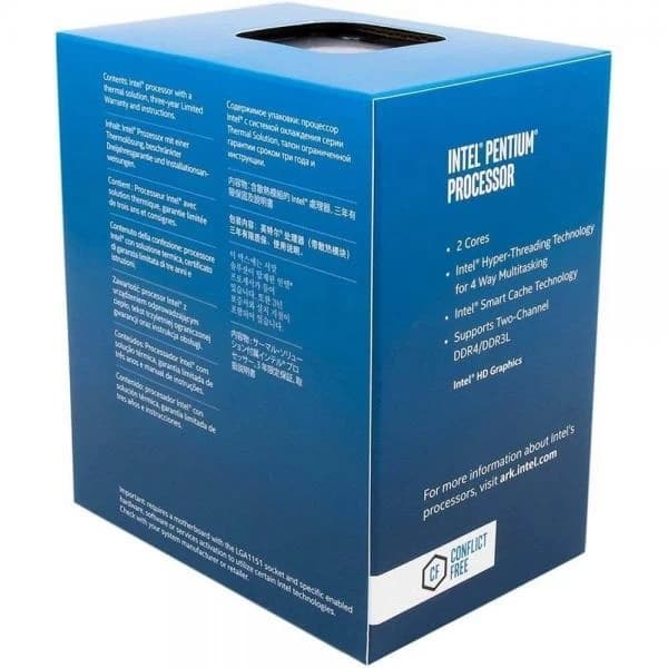 Intel Pentium G4560 LGA1151 Desktop Processor (3.50 GHz / 2 Cores / 4 Threads)