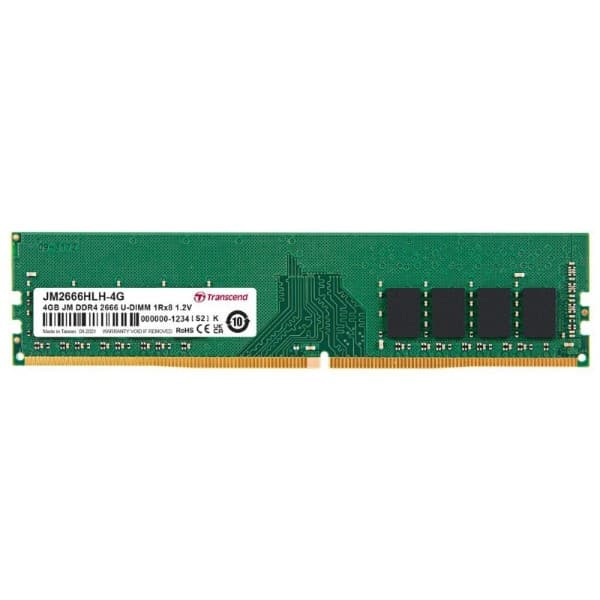 Transcend 4GB DDR4 2666 Mhz Desktop Memory JM2666HLH-4G