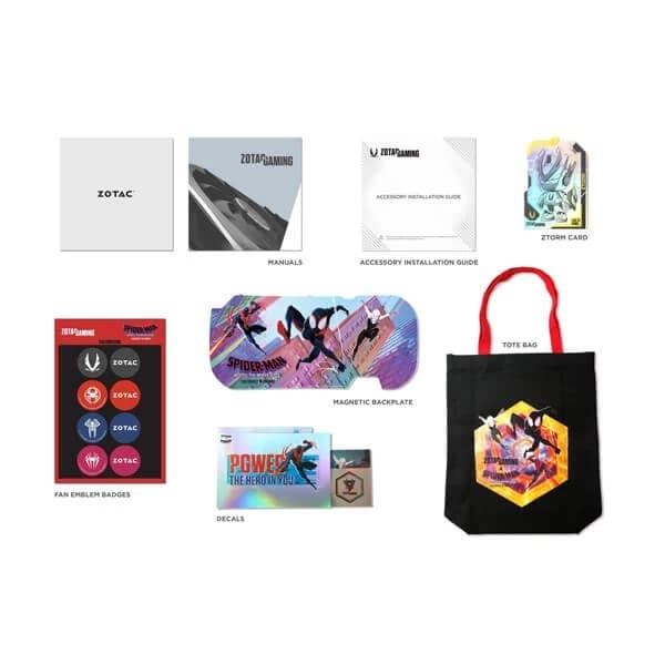 Zotac Gaming GeForce RTX 4060 Ti 8GB Twin Edge OC SpiderMan Across the Spider Verse Edition