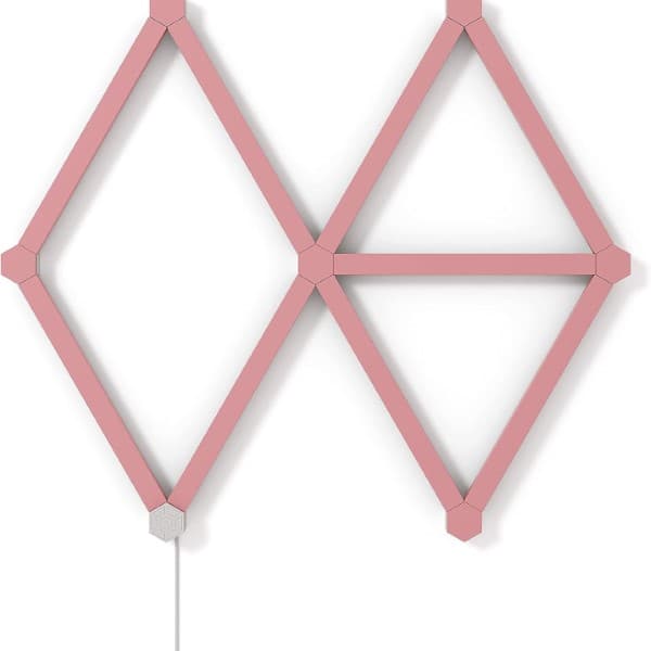 Nanoleaf Lines Skins Matte Pink 9 Pack