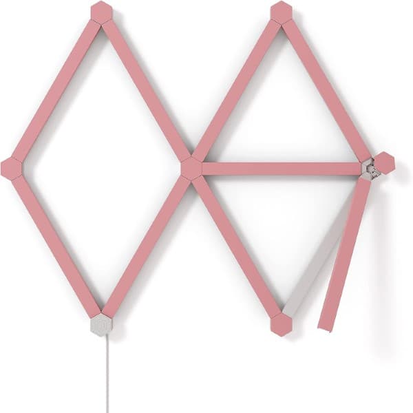 Nanoleaf Lines Skins Matte Pink 9 Pack