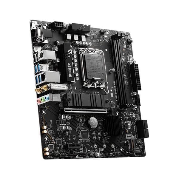MSI B760M Bomber WIFI Motherboard Supports Intel 12th , 13th & 14th Gen Processors