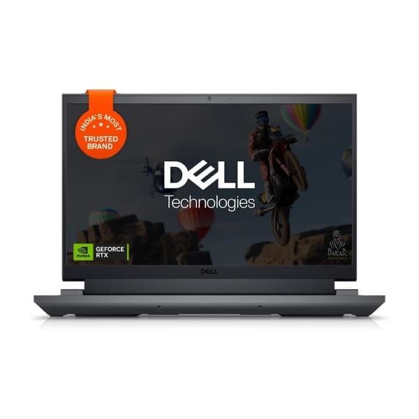 Dell [SmartChoice] G15 5520 Gaming Laptop, Intel i5-12500H/8GB DDR5/512GB SSD/Win 11 + MSO'21/NVIDIA RTX 3050 (4GB GDDR6)/15.6" (39.62cm) FHD WVA AG 120Hz /Backlit KB Orange/Dark Shadow Grey/2.81kg