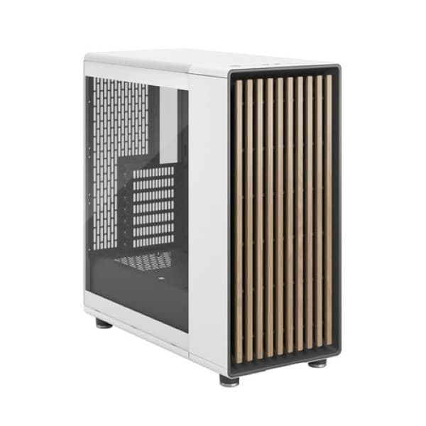 Fractal Design North Chalk White TG Clear Mid-Tower Case