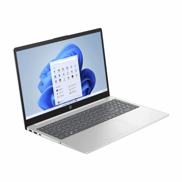 HP Laptop 15, AMD Ryzen 3 7320U, 15.6-inch (39.6 cm), FHD, 8GB LPDDR5, 512GB SSD, AMD Radeon Graphics, FHD Camera w/Privacy Shutter, Thin & Light (Win 11, MSO 2021, Silver, 1.59 kg), fc0025AU