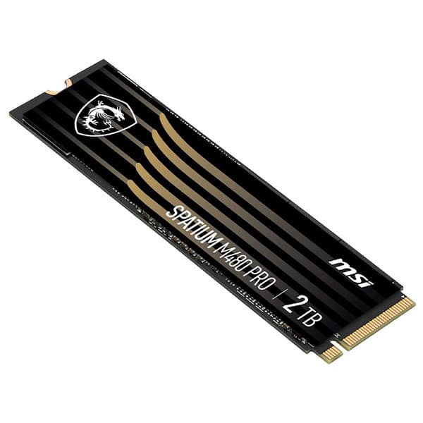 MSI Spatium M480 PRO 2TB PCIe 4.0 NVMe M.2 SSD