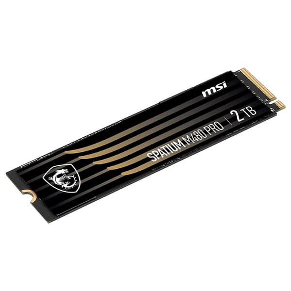MSI Spatium M480 PRO 2TB PCIe 4.0 NVMe M.2 SSD