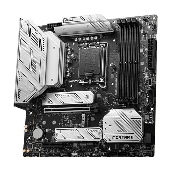 MSI MAG B760M Mortar Wifi II Intel Motherboard Supports Intel 12th , 13th & 14th Gen Processors