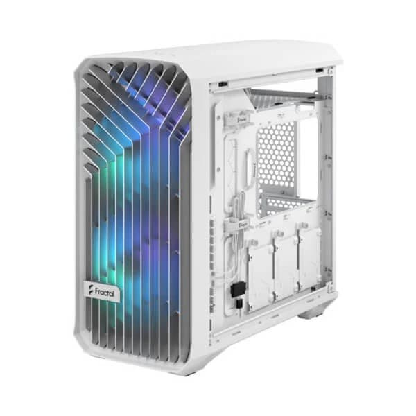 Fractal Design Torrent Compact TG Clear Tint RGB (E-ATX) Mid Tower Cabinet (White)