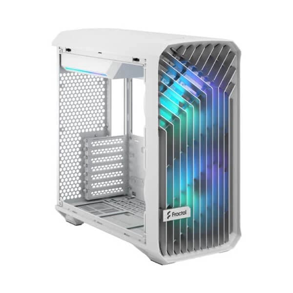 Fractal Design Torrent Compact TG Clear Tint RGB (E-ATX) Mid Tower Cabinet (White)