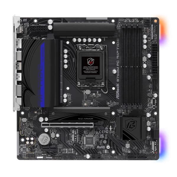 ASRock B760M PG Riptide Motherboard Supports Intel 12th , 13th & 14th Gen Processors