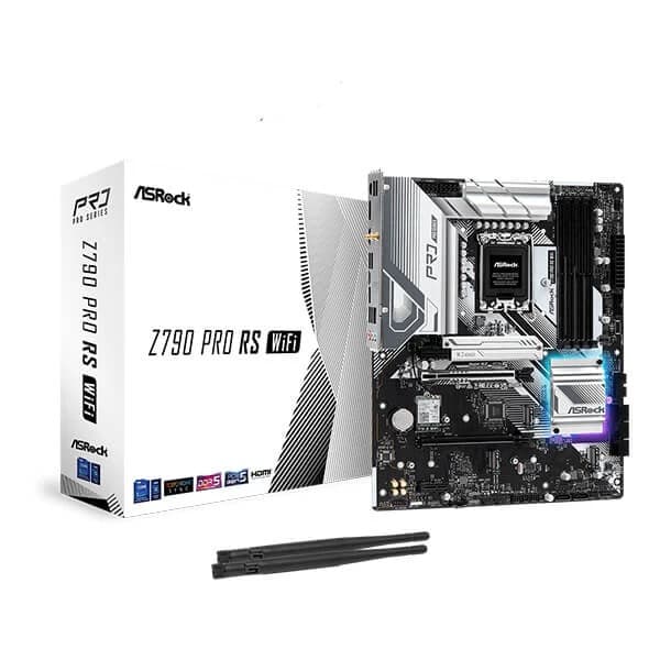 ASRock Z790 Pro RS WiFi Motherboard Supports Intel 12th , 13th & 14th Gen Processors
