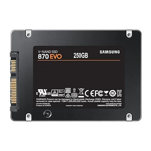 Samsung 870 EVO 250GB 2.5 inch SATA SSD