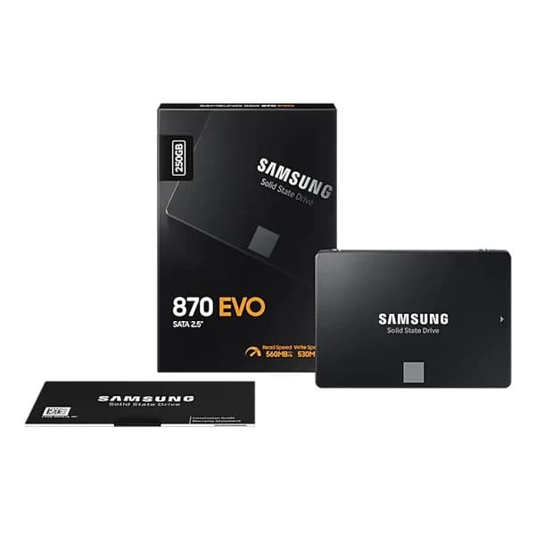Samsung 870 EVO 250GB 2.5 inch SATA SSD