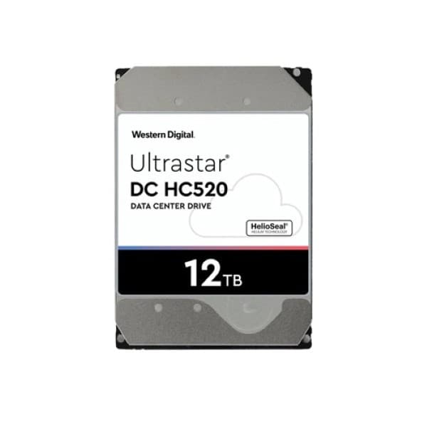 Western Digital Ultrastar DC HC520 12TB 3.5 inch Data Center SATA Hard Drive