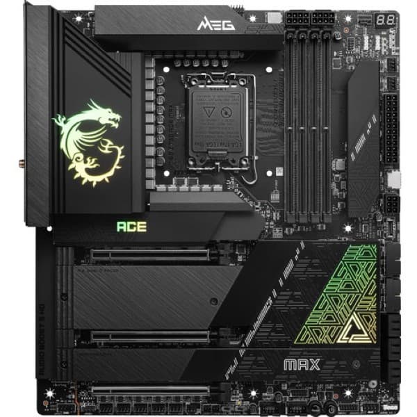 MSI MEG Z790 Ace Max LGA 1700 E-ATX Gaming Motherboard Supports Intel 12th , 13th & 14th Gen Processors