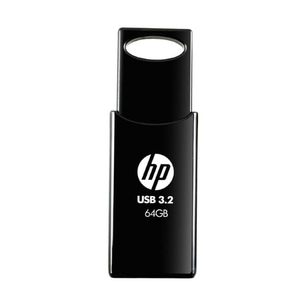 HP 712w 64GB USB 3.2 Flash Drive- Black