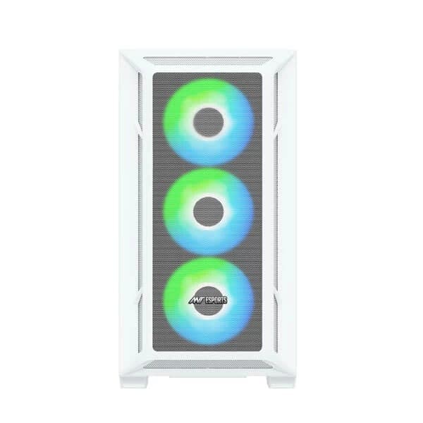 Ant Esports 611 Air ARGB (ATX) Mid Tower Cabinet (White)