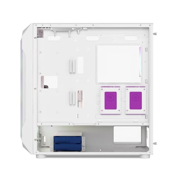 Ant Esports ICE-410TG Mid Tower Gaming Cabinet (White)