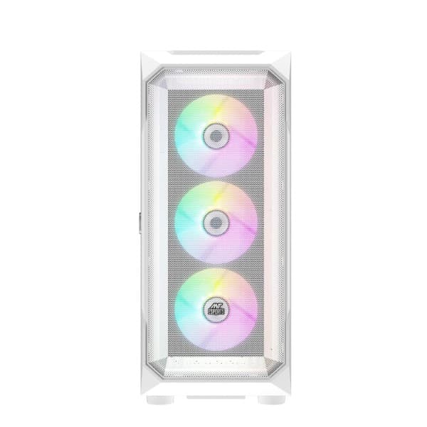 Ant Esports ICE-410TG Mid Tower Gaming Cabinet (White)