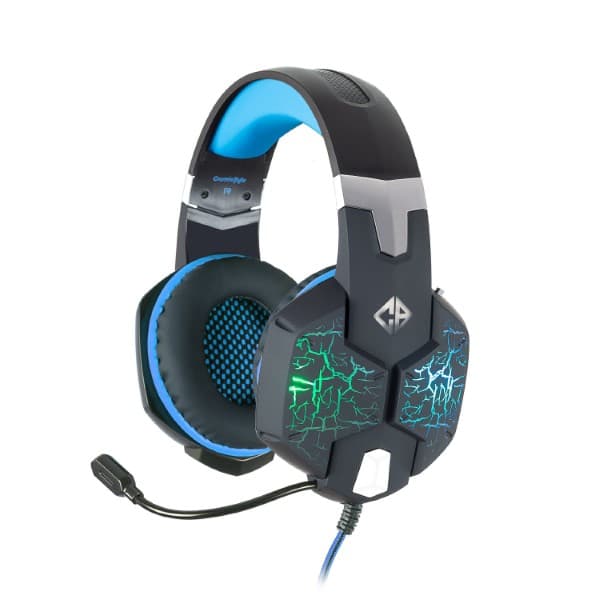 Cosmic Byte G1500 7.1 Channel USB Headset for PC with RGB LED Lights and Vibration (Black/Blue)