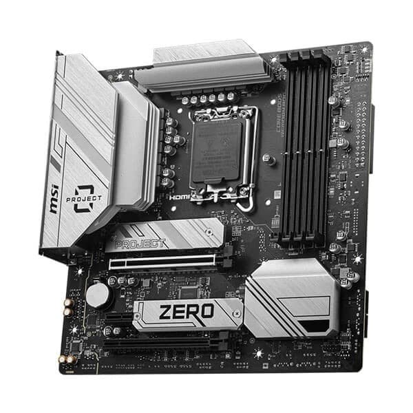 MSI B760M Project Zero (Wi-Fi) Motherboard Supports Intel 12th , 13th & 14th Gen Processors