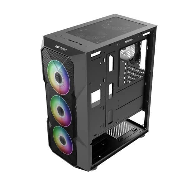 Ant Esports ICE-300 Mesh V2 ARGB (ATX) Cabinet (Black)