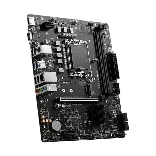 MSI Pro B760M-E DDR5 LGA 1700 mATX Motherboard Supports Intel 12th , 13th & 14th Gen Processors