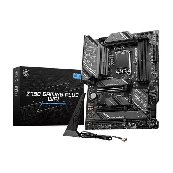 MSI Z790 Gaming Plus WIFI Intel LGA 1700 ATX Motherboard Supports Intel 12th , 13th & 14th Gen Processors