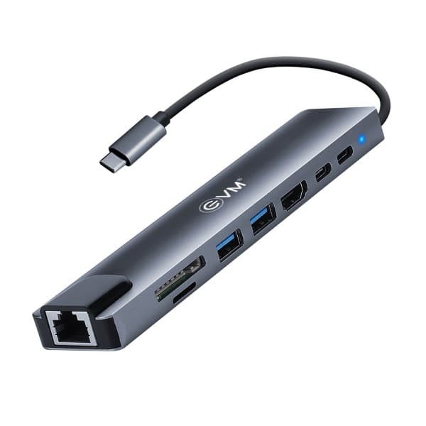 EVM USB Type C 8 In 1 MultiPort Docking Station