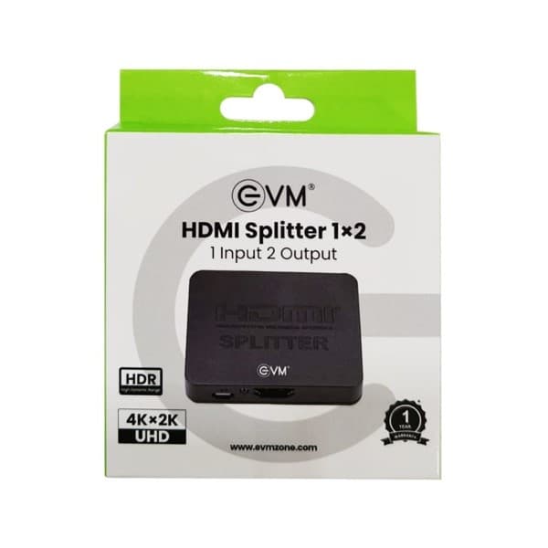 EVM Hdmi Splitter 1x2 2 Output & 1 Input