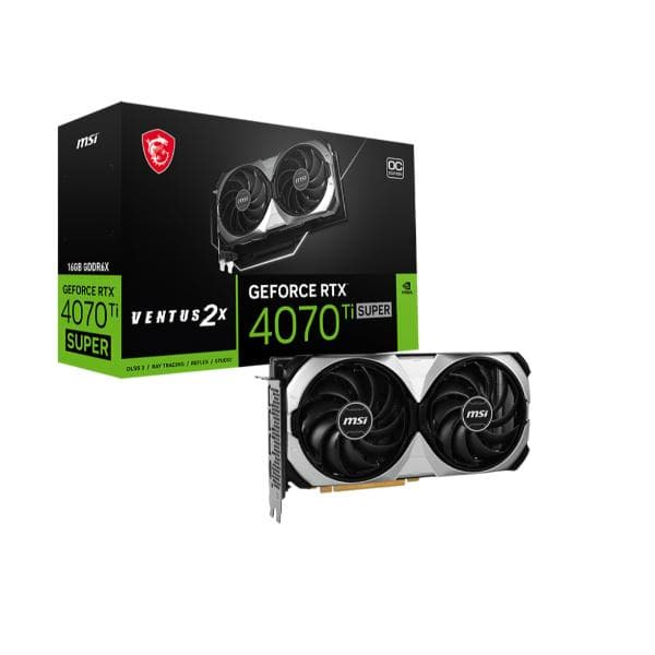 MSI GeForce RTX 4070 Ti SUPER 16G VENTUS 2X OC Graphics Card