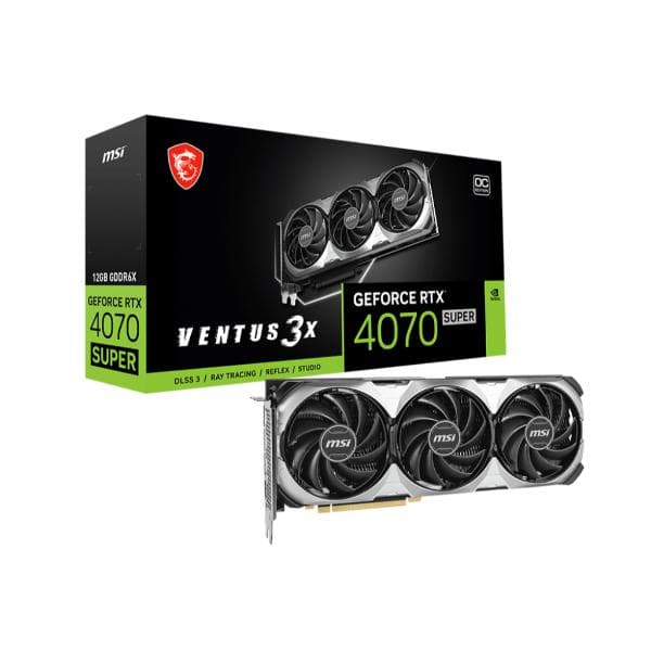 MSI GeForce RTX 4070 Super 12G Ventus 3X OC Graphics Card