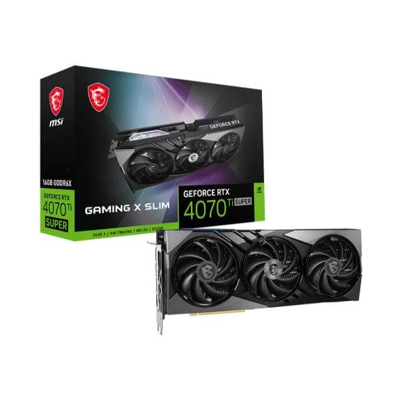 MSI GeForce RTX 4070 Ti Super 16G Gaming X Slim Graphics Card