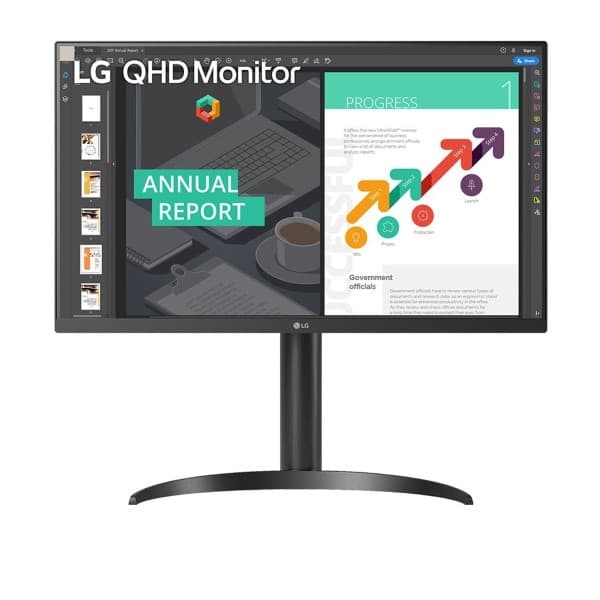 LG 27QN850-B 27 (68.58cm) QHD Ergo IPS Monitor with USB Type-C